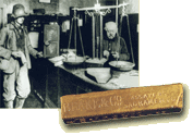 Gold coins and ingots
