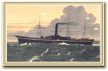 The SS Central America heads for New York
