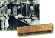 Gold coins and ingots